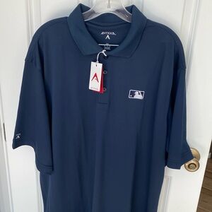 Antigua men’s xxl golf shirt with MLB logo.